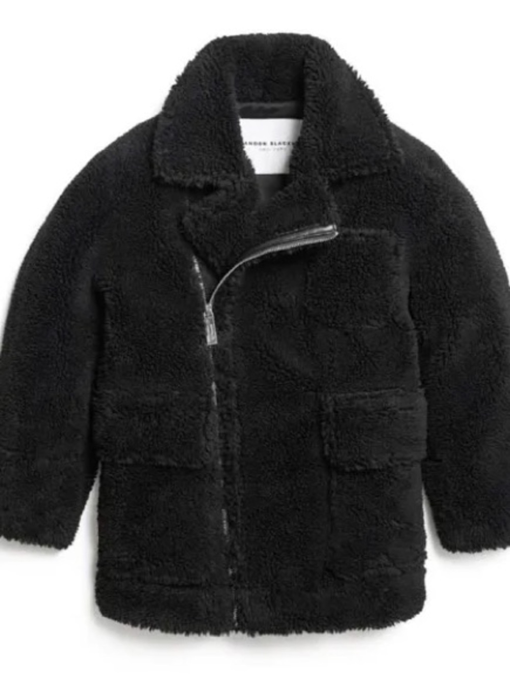 Brandon Blackwood Jacket Black Teddy